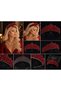 Royal Crown Thesa Burgundy Red Crystal Stone Luxury Design Engagement Bridal Metal Crown High Authentic - 3