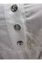 Plus Size Japanese Style Hollow Out Collar Buttoned Waist Tie Skirt Hem Lace Lined Women's Long Dress - 4