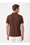Polo Collar Slim Fit Embroidered 100% Cotton Premium T-Shirt - 4