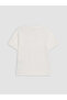 White Embroidered Soft Touch Women's T-Shirt - 7