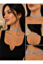 Design Cream Color Choker Lace Necklace - 2