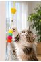 Cat Toy Interactive Cat Fishing Rod with Bell for Door Hanging, Flexible Rope Toy with Suction Cup - 3