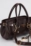 Women's Brown Belt and Charm Detailed Pocket Shoulder and Crossbody Bag Volly - 6