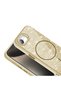 iPhone 17E Case Non-Spill Glitter Silicone Magsafe Camera Raised Omsy - 3