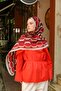 Allure Ring Pattern Tensel Shawl - 3