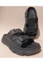Dark Blue Anatomical Eva Sole Comfortable and Lightweight Without Buckles Pool Beach Terrace Bathroom Gym Home and Street Slippers - 2