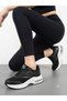Women's Black Sneaker Daily Orthopedic Air Sole Walking Sports Shoes - 3