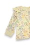 100% Cotton 0-3-6-9-12 Months Baby Girl Smile Detailed Thin Seasonal 2-Piece Top and Bottom Baby Set - 3