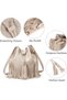 Leather Bucket Bags for Women Crossbody Purses Ladies Shoulder Handbags - 5