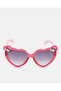 Girl Pink Snoopy Heart Sunglasses