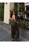 Women's Comfortable Cut, Backless, Baggy Two-Piece Set - 6