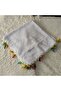 Handmade Rainbow Spring Beaded Crochet Border Writing Edge Cheesecloth Yemeni Dowry Bag Circle - 8