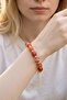 Agate Natural Stone Bracelet Gold Color Adjustable Combination Trend - 2