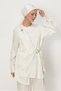 Belted Detail Pants Suit 46669 - 2