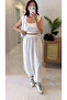 Selay Ecru Hooded Vest and Pants Set - 3