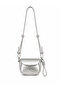 Silver Women's Mini Shoulder and Crossbody Bag – Stylish Design for Everyday Use
