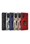 Galaxy M52 Case Camera Protector Magnetic Stand Tank Protection Omsy - 6