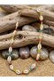 Colorful Crystal Beaded Seashell Necklace |   Women's Summer Beach Necklace with Extension Chain Cowrie Shell - 2