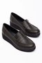 Large Size Women's Wedge Heeled Casual Shoes Brown Belted Model