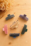 Aesthetic Hair Clips Set of 6 Matte Pastel Colors - 4