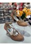 Closed Toe Cross-Strapped Dance Shoes - 3