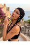 Pearl Dream Bonnet – Hand-Knitted Bohemian Hat with Pearl Detail - 3