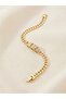 Xuping Gold Plated Stone Gourmet Chain Bracelet