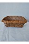 Wicker Look Rattan Bread Basket Plastic Mesh Serving and Presentation Basket (4 Models 2 Color Options) - 6