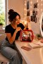 Red Framed Pvc Transparent Cosmetic Bag |   Travel, Makeup, and Personal Care Organizer - 2