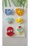Baby Gift Pinterest Combinations Hairless Baby Hair Clips 6-Piece Mixed Sets Handmade Knitted Organic Baby Hair Accessories - 5
