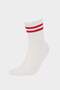 Men's 3-Piece Cotton White Socks E9344Axns - 3