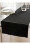 Runner 110*40 cm Design Decorative Runner Kitchen and Living Room Tablecloth Black Color - 2
