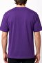 Unisex Purple Crew Neck Oversize T-Shirt - Basic Loose Fit Casual T-Shirt - 3