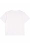 Nk Girl's Bow Appliqué Crew Neck Cotton T-Shirt 4-8 Years White - Salmon - 2