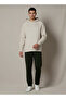 TONAL PRINT DETAIL POCKET HOODIE - 2