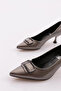 K510 Women's Pointed Toe Heeled Shoes with Accessories - 4