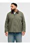 سترة رجالية خضراء من Jjegraham Worker Jacket Ln Pls