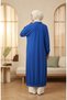 كارديجان طويل بأزرار ونسيج مزدوج 0181-06 ساكس - 5