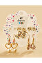 Girls Gold And Pink Earrings Set 6 Pairs - 4