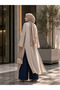 Black Elastic Waist Wide Leg Pants, Hijab Modest, Daily Comfortable Palazzo Pants - 5