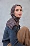 وشاح ناعم من القطن والبوليستر بنمط هندسي لاتيه 90×90 - 6