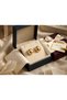 Tattoo Textured Curved Round Gold Color 316L Steel Women's Earrings - 6