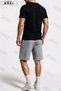 Limited Edition Printed Oversized Unisex T-Shirt & Gray Shorts Set - 2