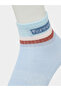 Pack of 5 - Girls Striped Cotton Blend Socks - 7