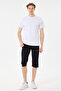 Men's Below-Knee Bermuda Shorts Diving Fabric with 3 Pockets - 4