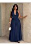 Milano - Star Detailed Waist Draped Maxi Dress - 3