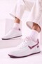Women's Trend Cherry Embroidered Casual Sneaker with Embroidered Heart Detail Comfortable Daily Shoes - 3