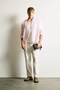 Cotton Relax Fit Linen Blend Long Sleeve Shirt I4436Ax26Hs - 2