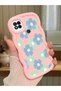Redmi 10A Compatible Case Camera Protector Pink Silicone Couple Phone Case Floral Pattern