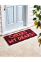 Red Coconut Fiber Cheers My Dears Door Mat 30X75 cm - 2